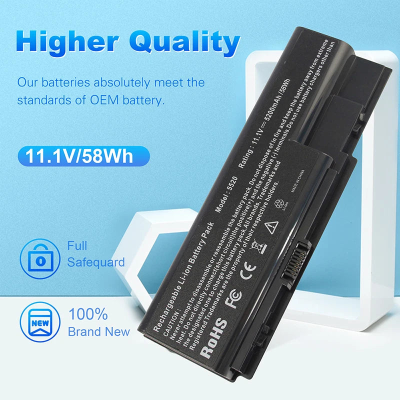 AS07B41 AS07B31 AS07B51 AS07B61 Battery For Acer Aspire 5230 5235 5310 5315 5920