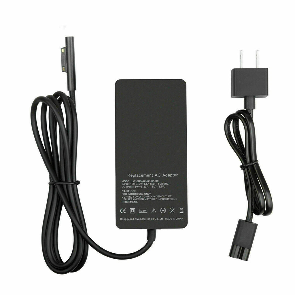 For Microsoft Surface Book 2 Laptop Pro 102W Power Supply Adapter Charger 1798