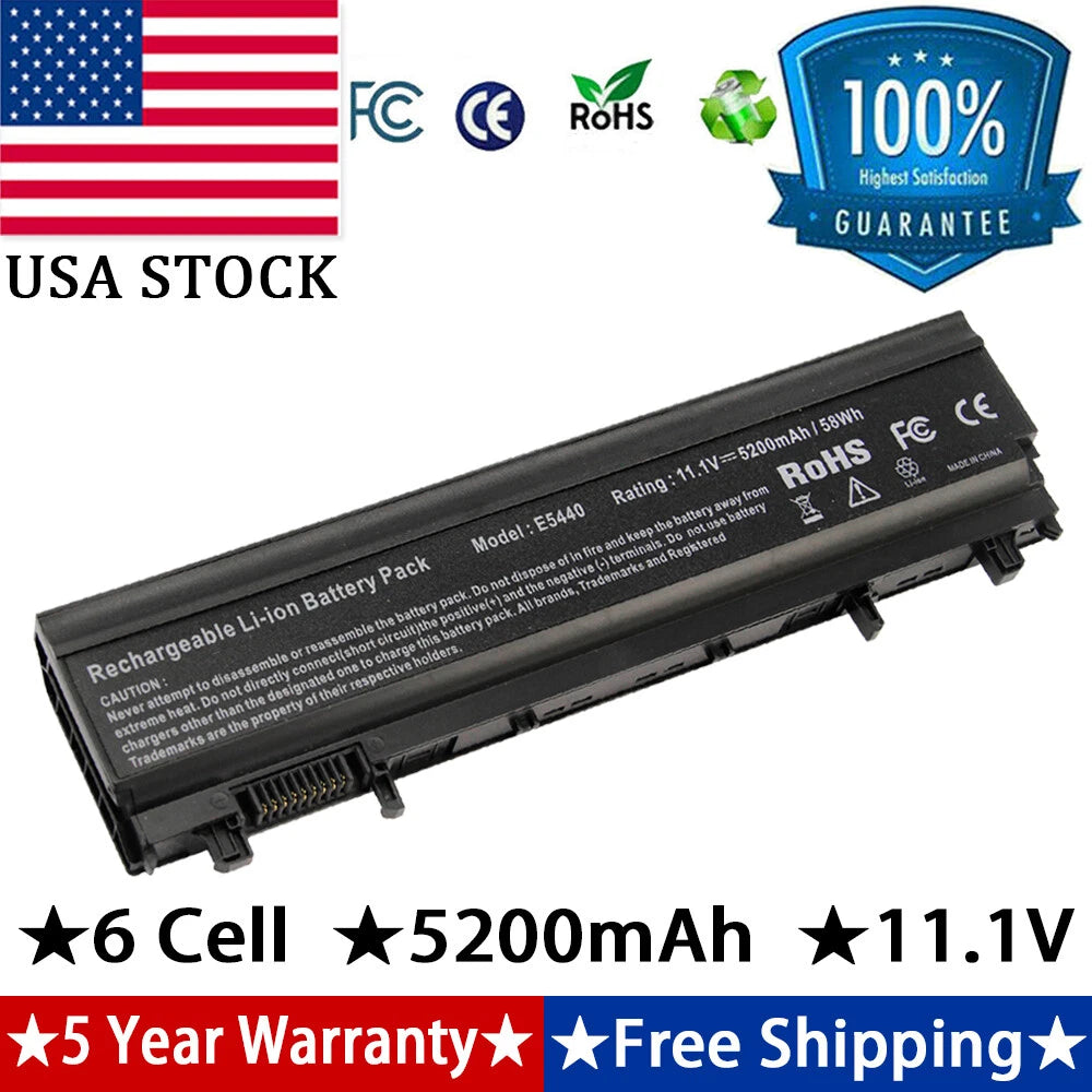 E5440 Laptop Battery For Dell Latitude E5540 VJXMC VVONF VV0NF N5YH9 0M7T5F Fast