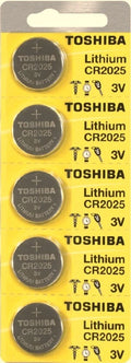 5 Toshiba CR2025 CR 2025 3V LITHIUM BR2025 DL2025 Batteries New