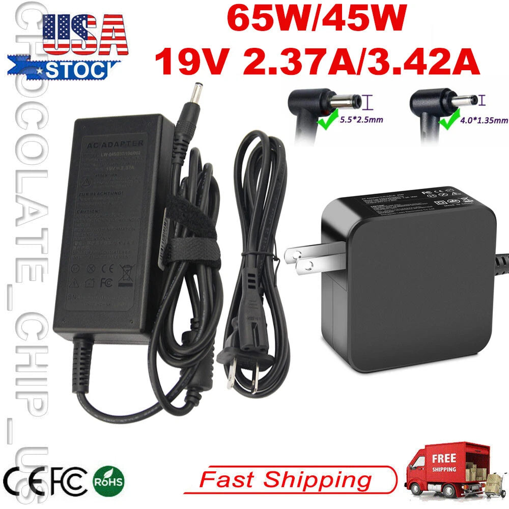 Laptop Charger AC Adapter For Asus VivoBook Chromebook Flip ZenBook AD2108320