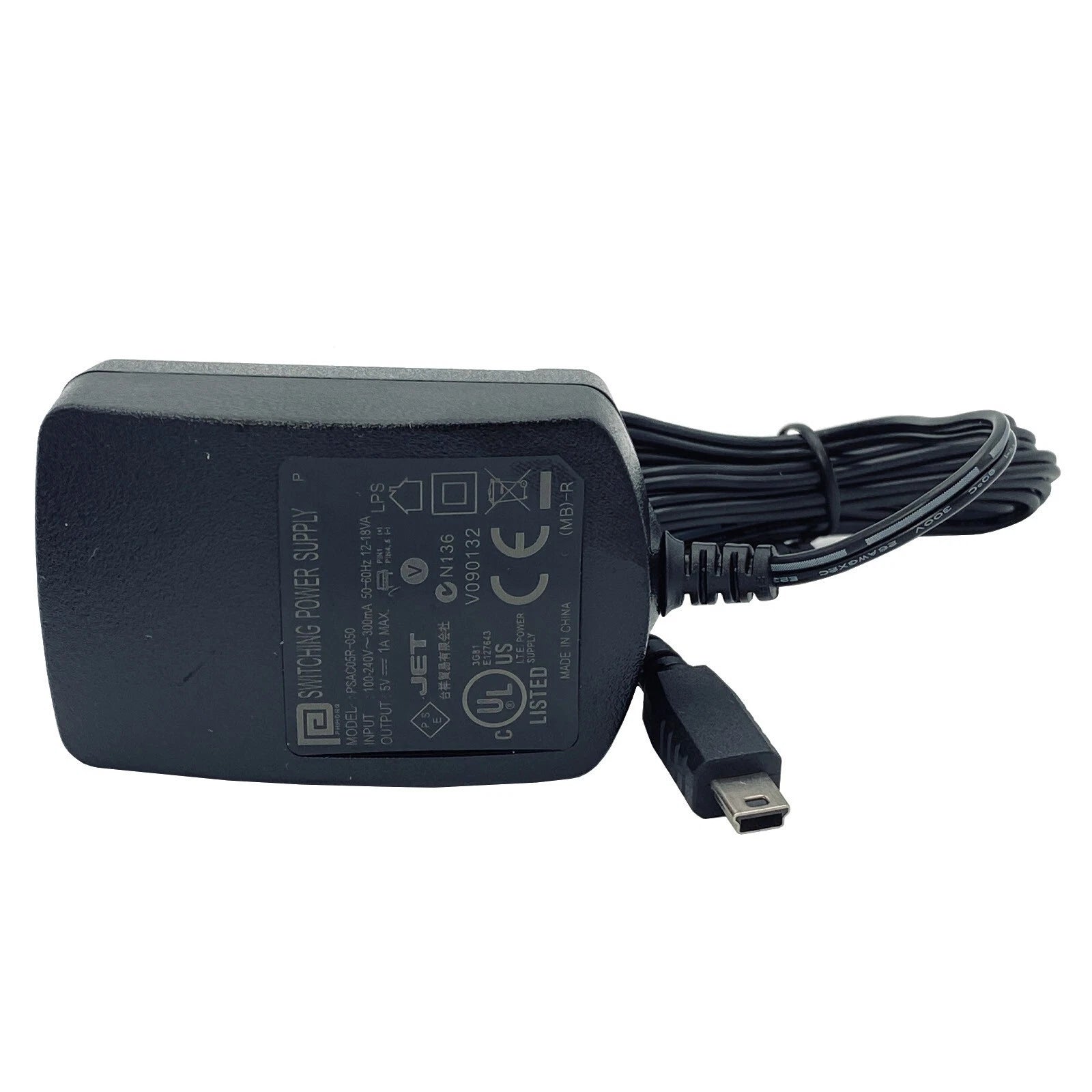 NEW Original Phihong AC Adapter PSAC05R-050 Charger 5V 1A 5W Mini-USB