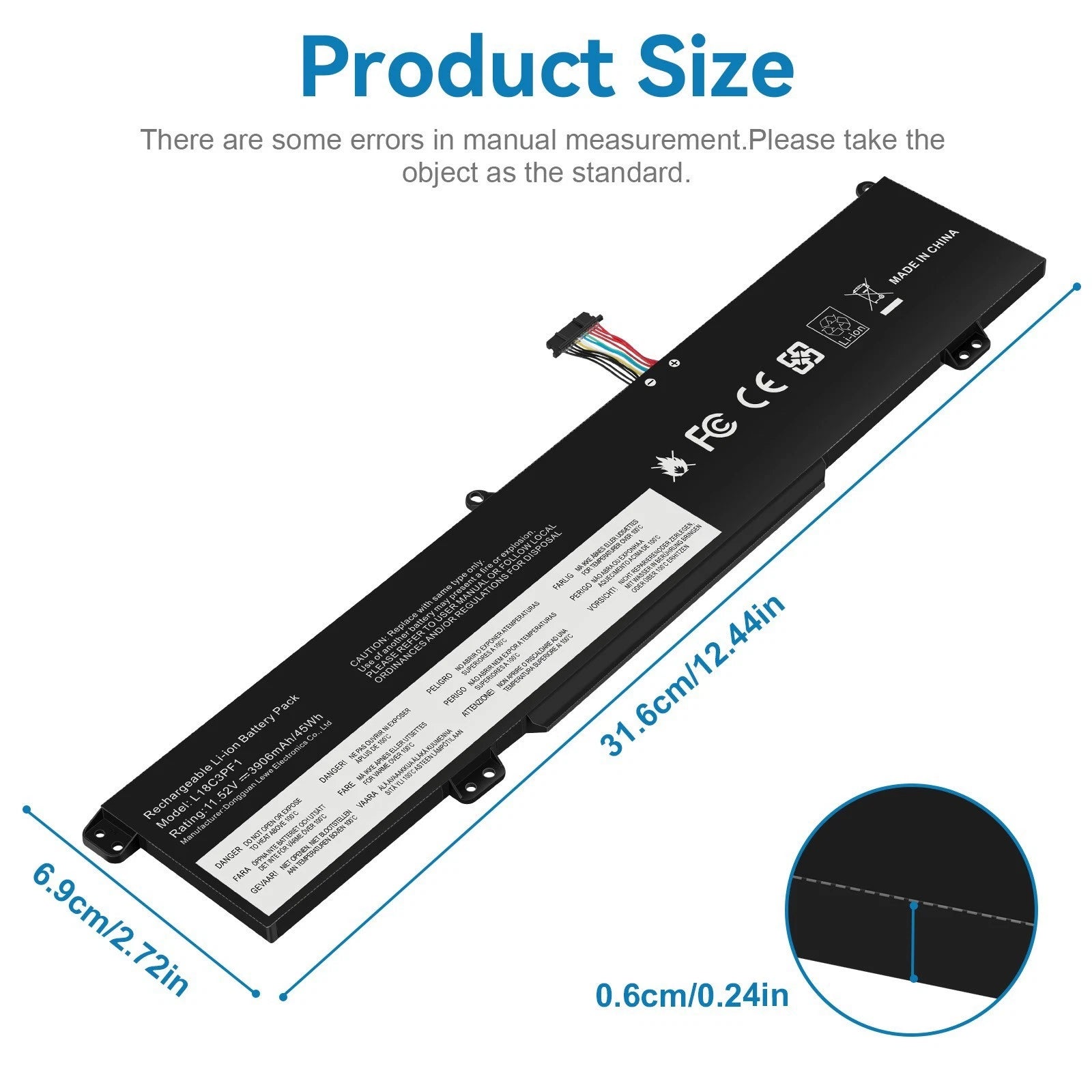 L18C3PF1 L18M3PF1 Battery for Lenovo Ideapad L340-15IRH L340-17IRH Gaming 45Wh