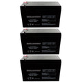 Three 12V 7AH 12 Volt 7Ah UB1270 APC RBC17 LS700 SLA Scooter Battery **