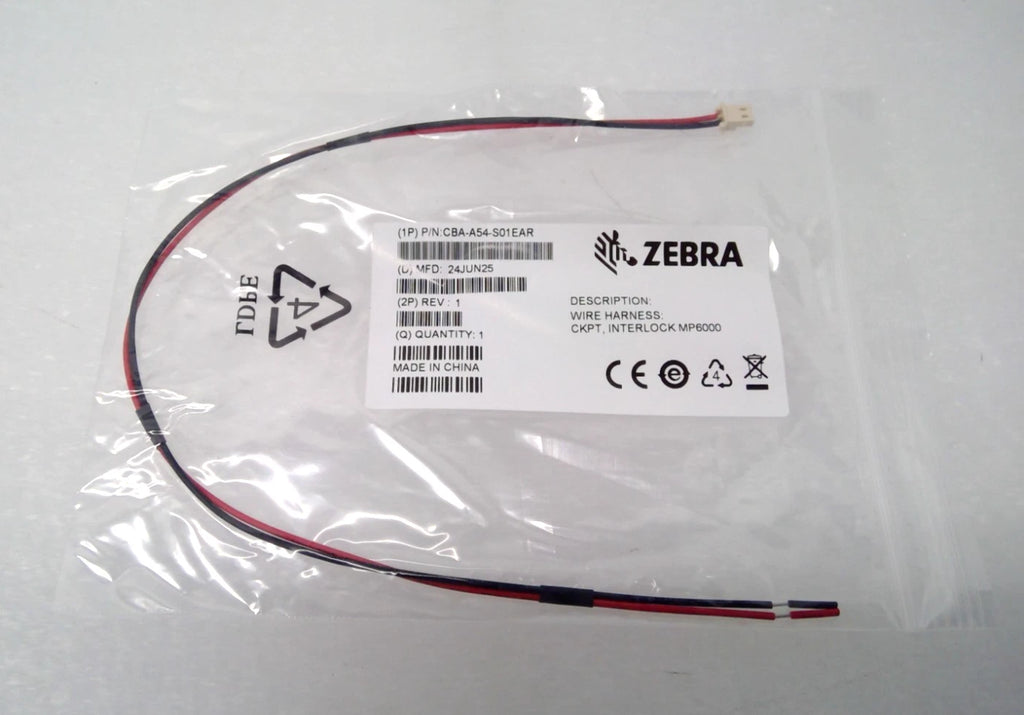 10x Zebra CBA-A54-S01EAR Checkpoint Interlock Cable for MP6000 MP7000 Scanner