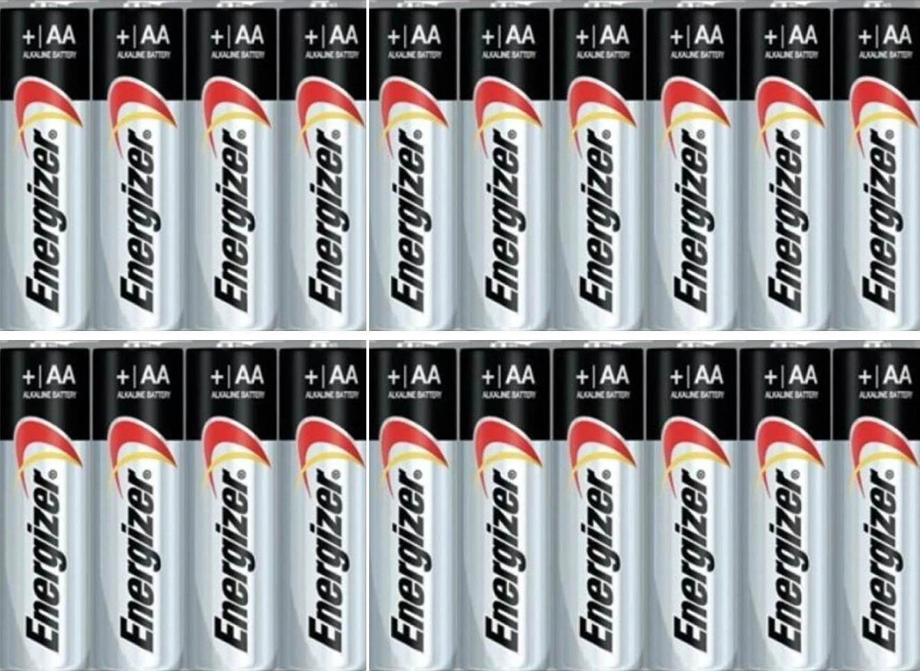20 Pcs Energizer Max AA E91 Alkaline Battery Bulk 2027