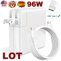 LOT OF 96W USB-C to C Power Adapter Charger For MacBook Pro 16" +Cable A2166