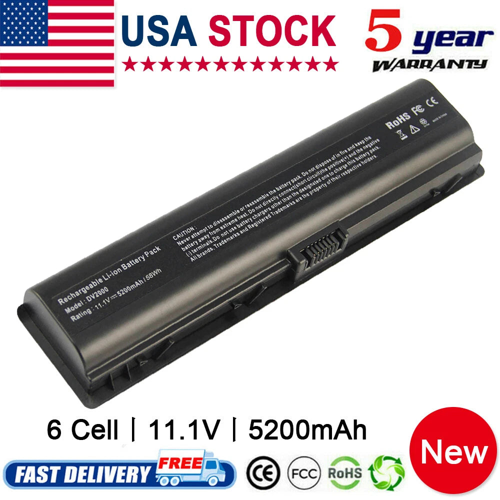 Battery for HP Pavilion DV2000 DV6000 DV6100 DV2500 DV2600 DV2700 DV2800 DV2900