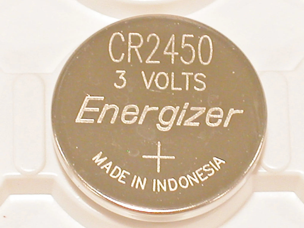 2 NEW BULK ENERGIZER CR2450 ECR 2450 3v LITHIUM BATTERY (TWO BATTERIES) Exp.2031