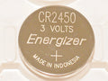 2 NEW BULK ENERGIZER CR2450 ECR 2450 3v LITHIUM BATTERY (TWO BATTERIES) Exp.2031