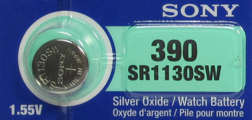 4 Sony Silver Oxide SR1130SW SR1130W SR1130 1.55V Watch Battery