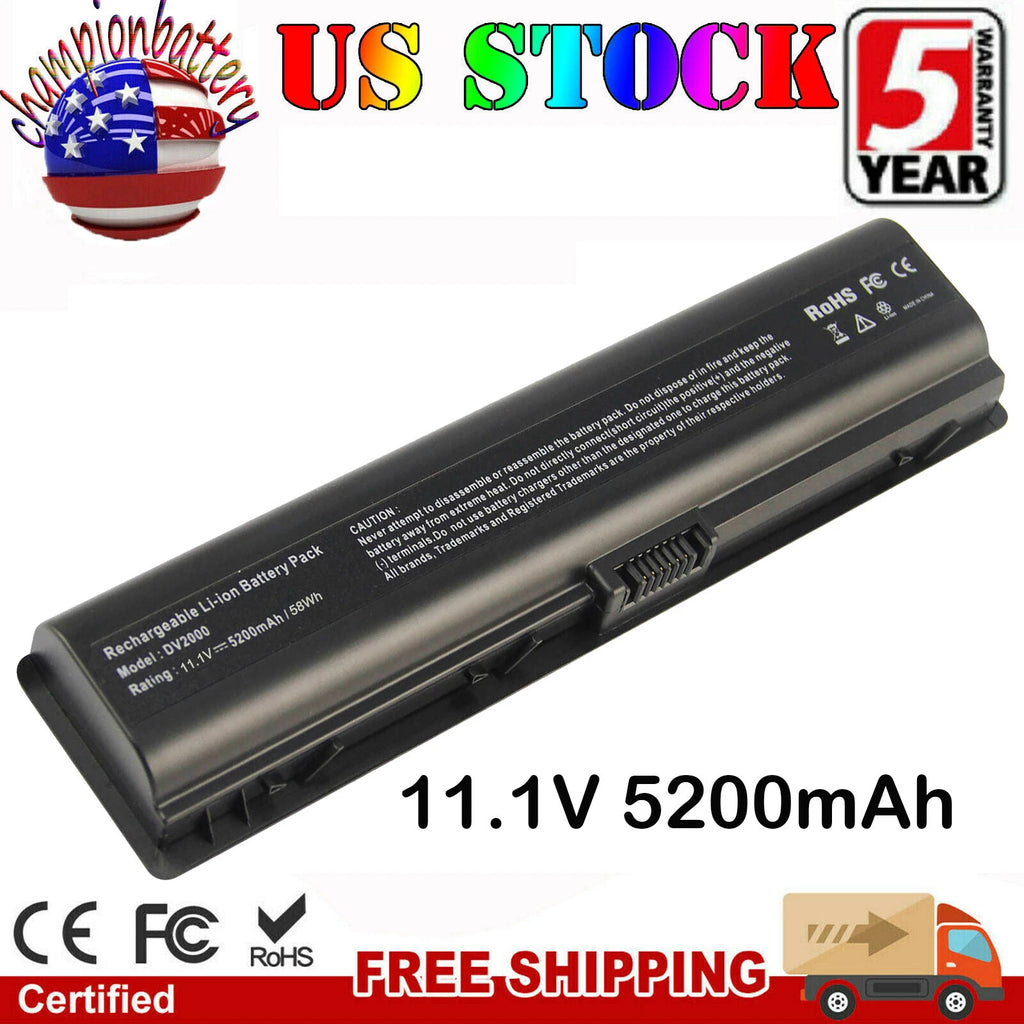 Battery For HP Pavilion dv2000 dv6000 dv6100 dv6500 dv6700 411462-421 HSTNN-IB42