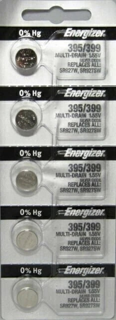 395 Energizer watch battery SR927W 395/399 SR927SW 1 PC