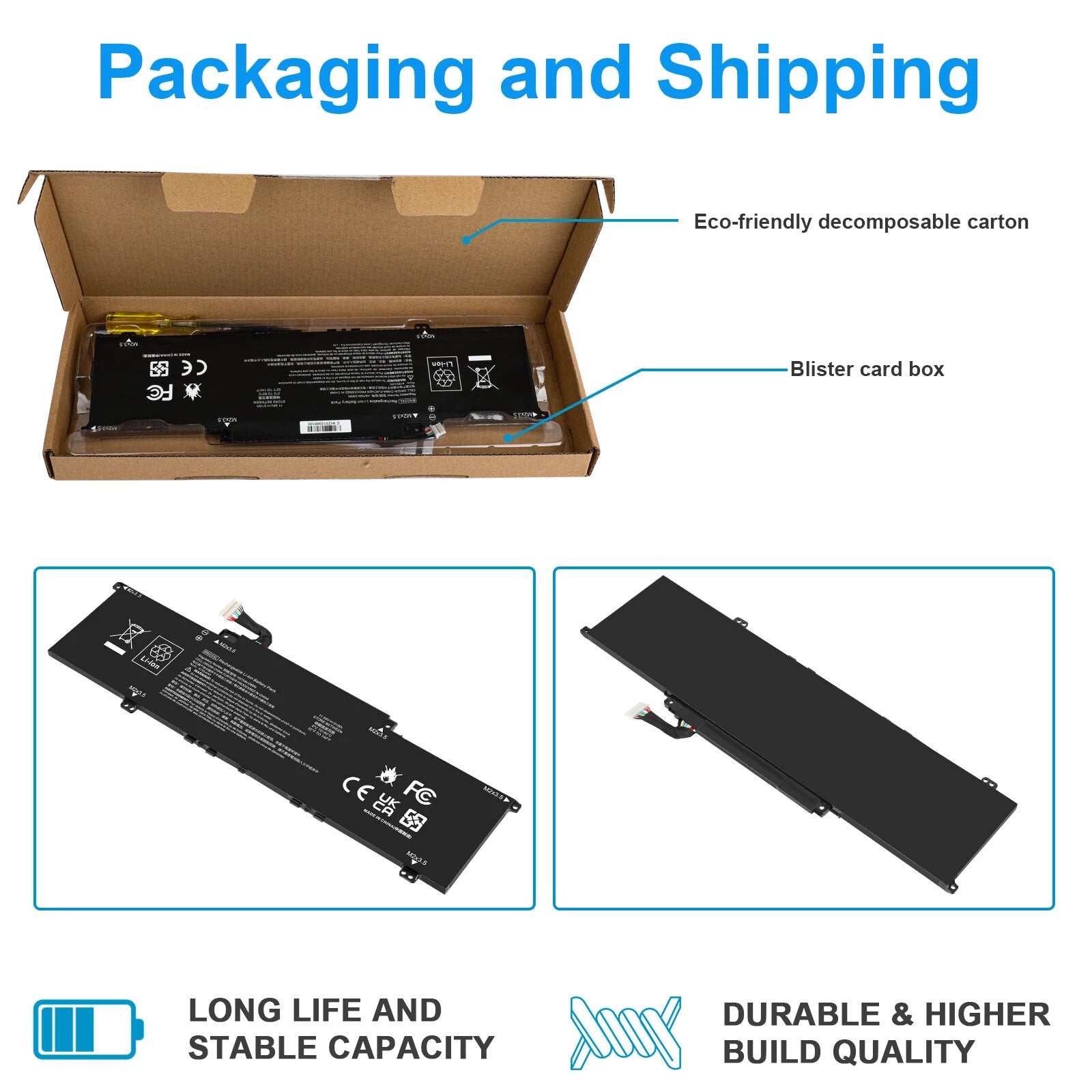 Battery BN03XL For HP Envy x360 15m-ee013dx HSTNN-OB1O L76965-AC1 L77034-005 51W