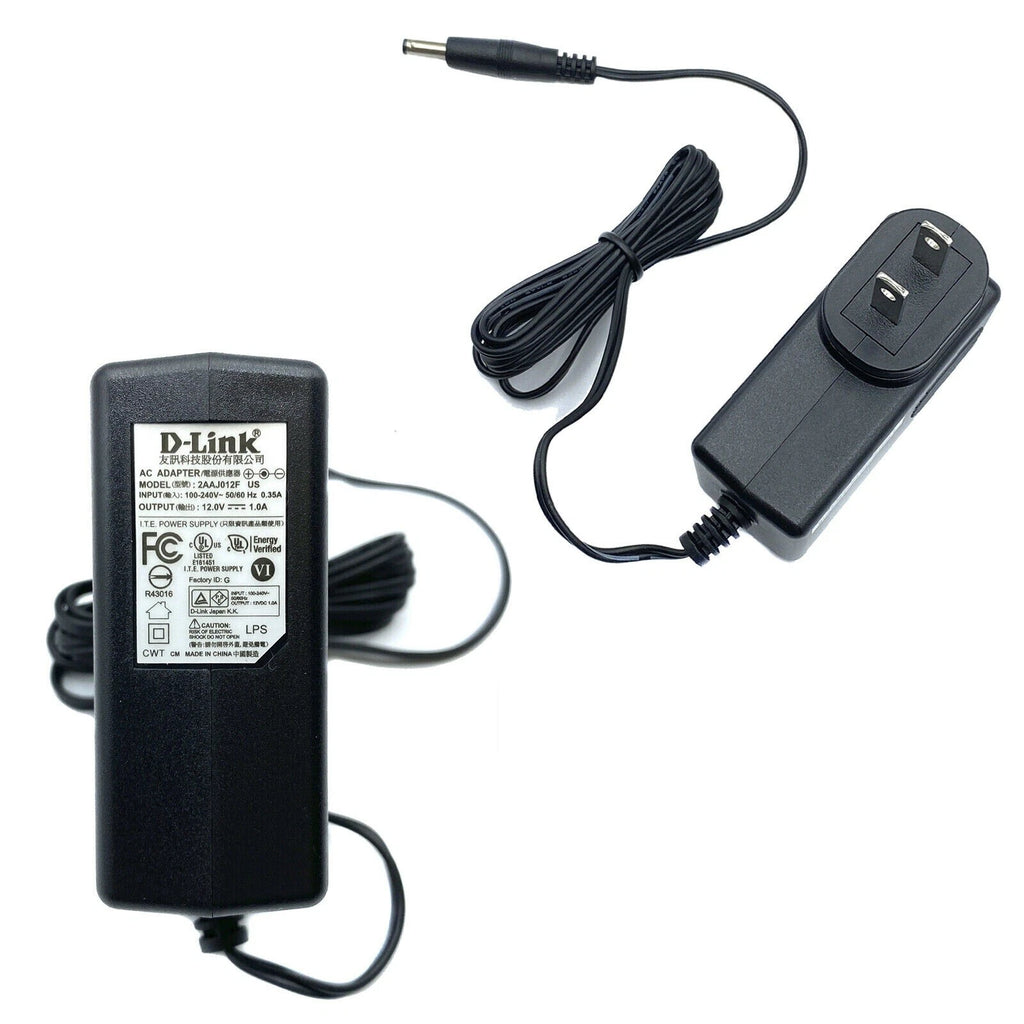 New Genuine D-Link 2AAJ012F US AC Power Supply Wall Adapter 12V 1A OEM