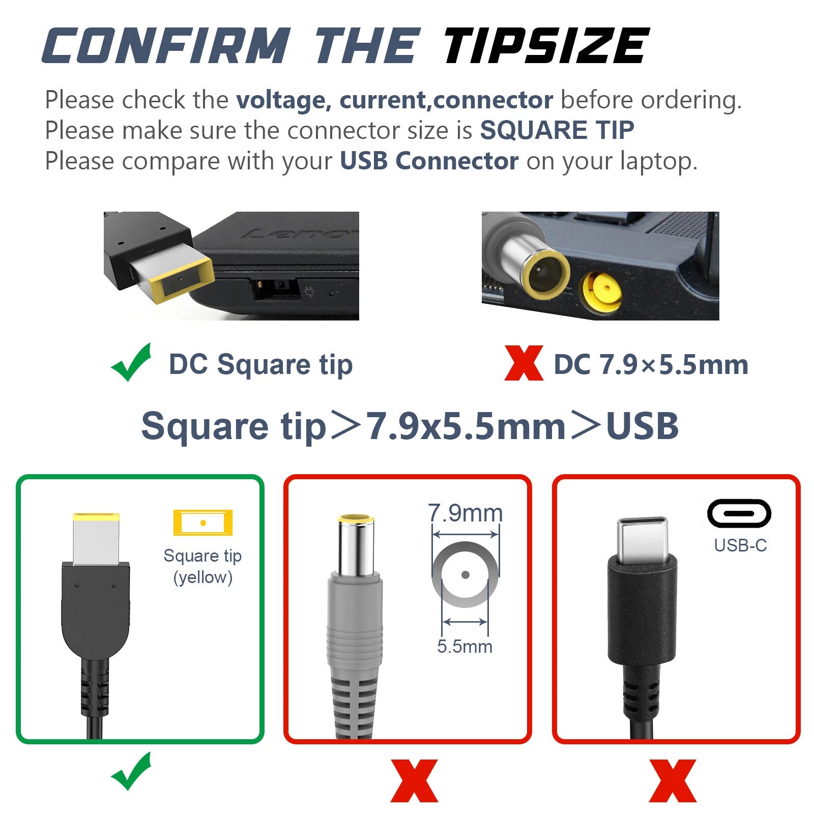 230W AC Adapter Charger for Lenovo P50 P51 P52 P53 P70 P71 P72 P73 ADL230NLC3A