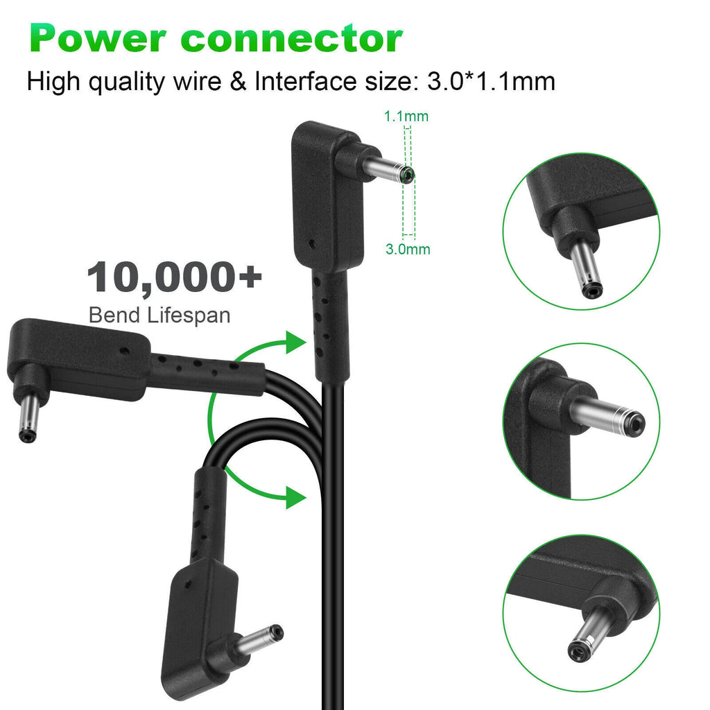 AC Adapter Charger for Acer Chromebook N15Q8 N15Q9 N16P1 R11 13 14 15 CB3-431