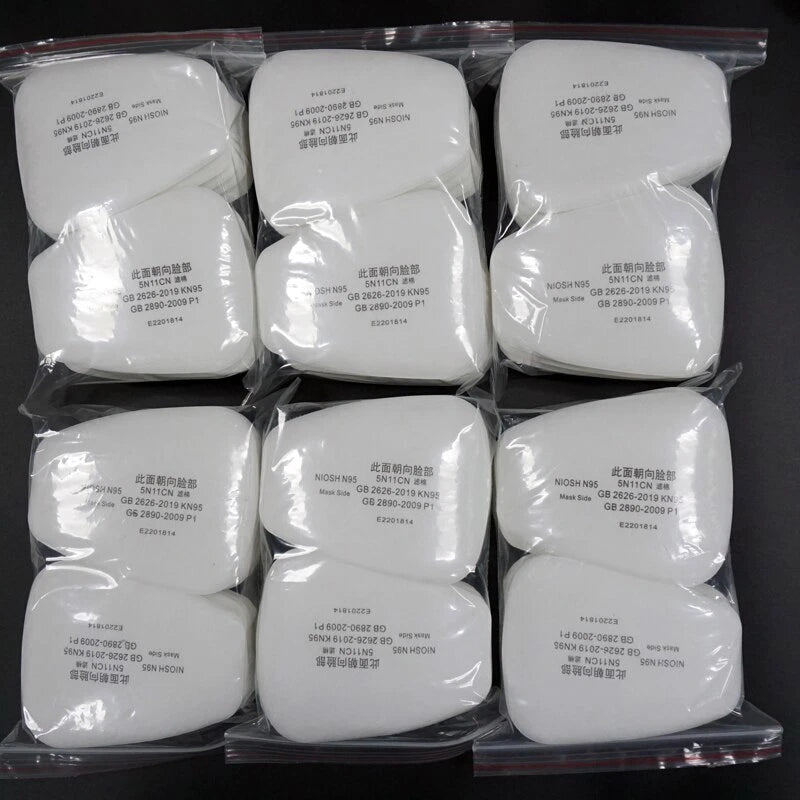 10/20/50Pcs Replacement 5N11 Cotton Filter For 6200 6800 7502 Respirator Filters