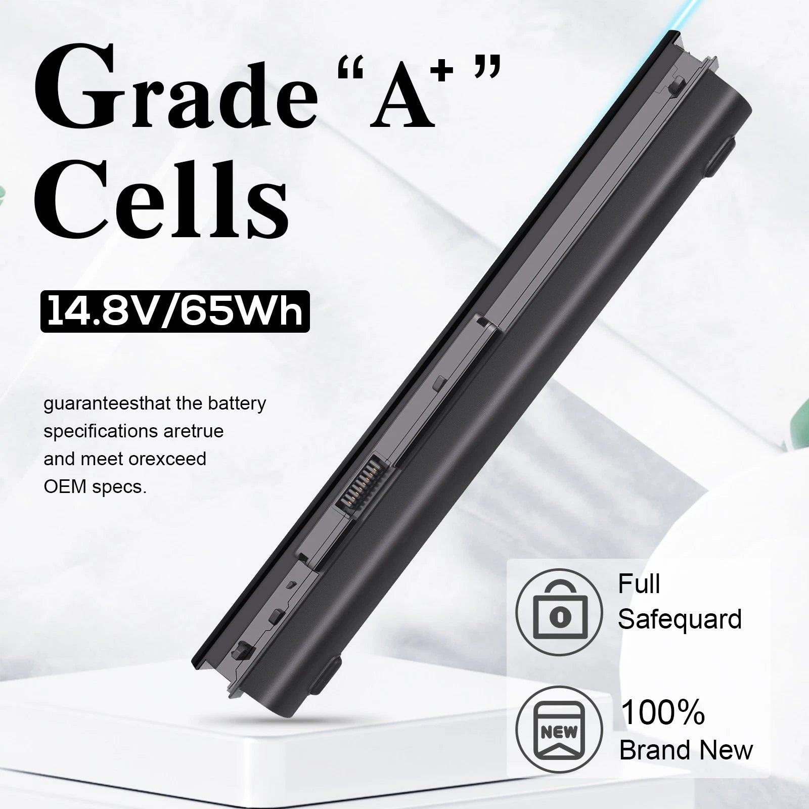 For HP 8-Cell Battery Fit:776622-001 728460-001 752237-001 15-1272wm Laptop LA04