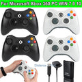 Wireless Game Controller Gamepad for Microsoft XBOX 360 & PC Windows 10 8 7