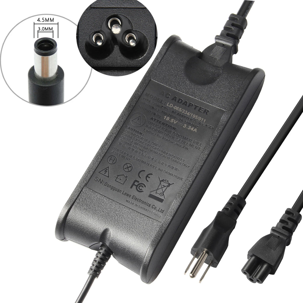 45W 65W 90W Laptop Charger Power Adapter For Dell 15 3000 5000 7000 Series