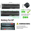Battery For HP Spare 593554-001 593553-001 586006-321 586006-361 G62 G56 5200mAh