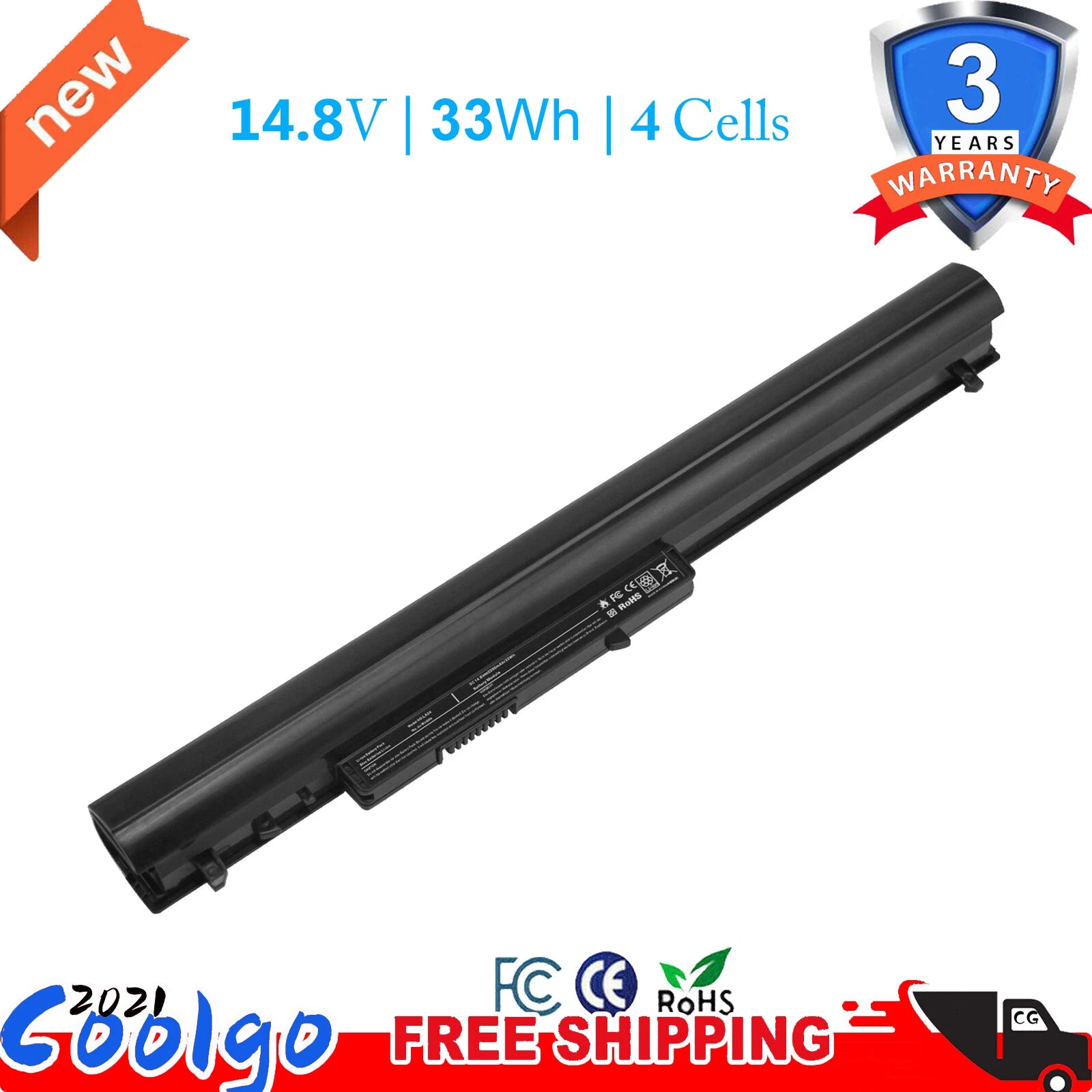 Spare 776622-001 728460-001 Battery for HP LA04 LA03 LA03DF Laptop Battery