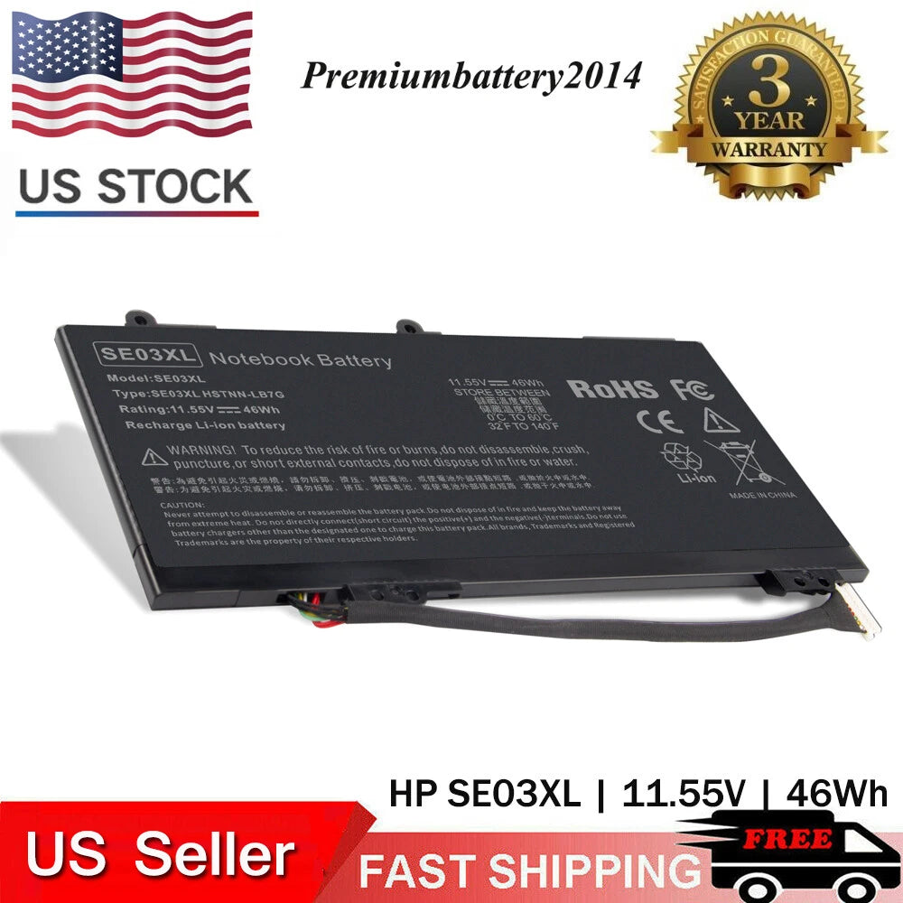 SE03XL Battery for HP Pavilion PC 14 HSTNN-LB7G 849568-421 849908-850 US
