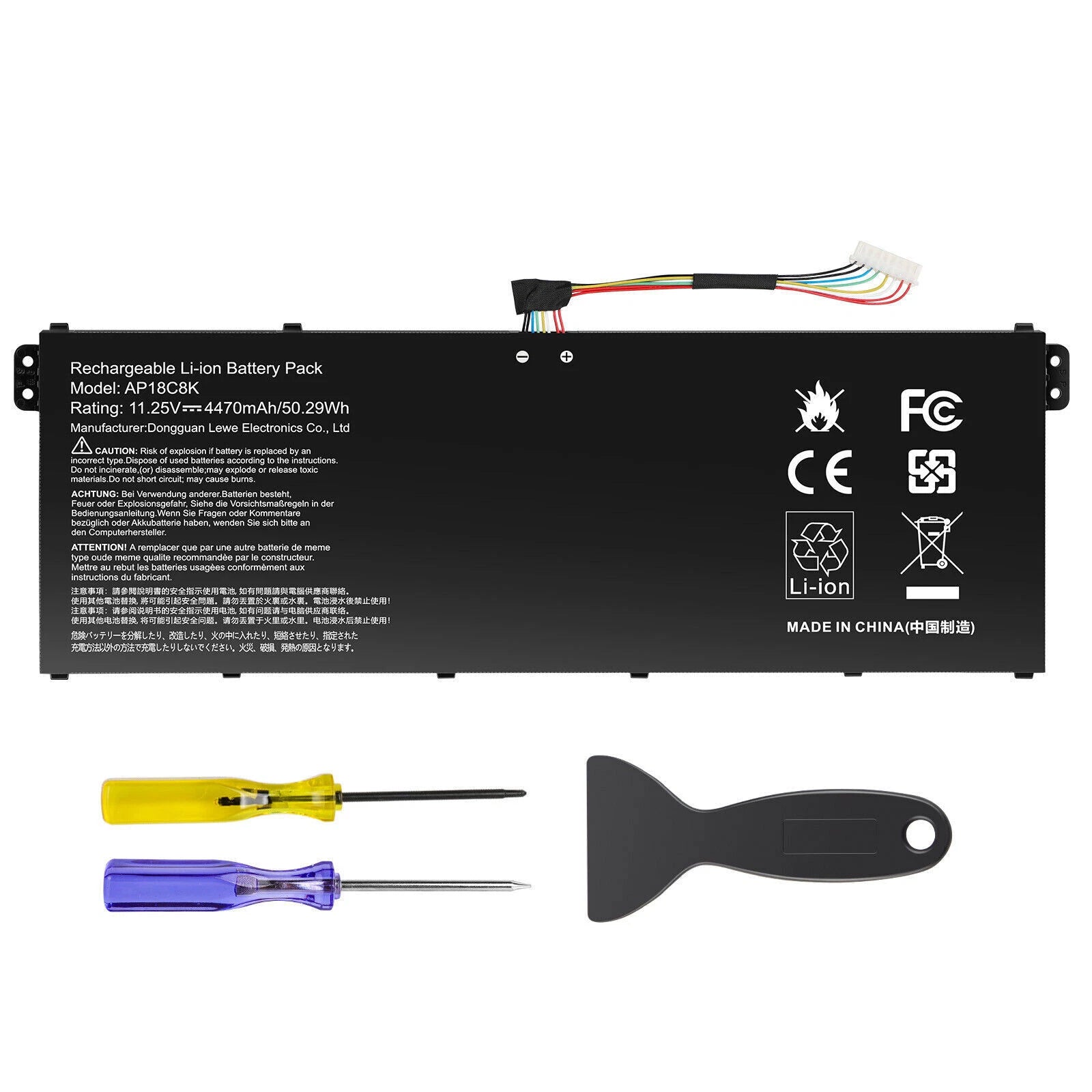 AP18C8K BATTERY FOR ACER CHROMEBOOK SPIN CP713-2W 5 SLIM A515-43 A515-54