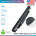 Replacement HS03 HS04 Battery for HP Spare 807957-001 807612-421 240 245 250 US