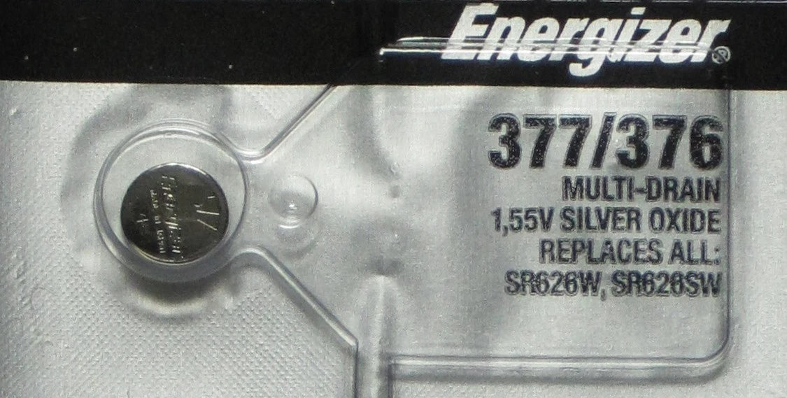 1 Energizer SR626SW SR626W SR626 Silver Oxide Battery