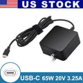 65W USB-C Type C Laptop Adapter for Dell Latitude 7420 7370 7275 5285 2In1 Power