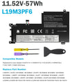Battery L19M3PF6 L19C3PF5 L19L3PF2 For Lenovo Ideapad 5-15IIL05 5-15ARE05 81YQ