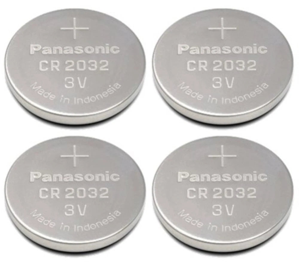 4 Pcs Fresh Panasonic Lithium ECR2032 CR2032 CR 2032 3V Battery