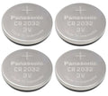 4 Pcs Fresh Panasonic Lithium ECR2032 CR2032 CR 2032 3V Battery