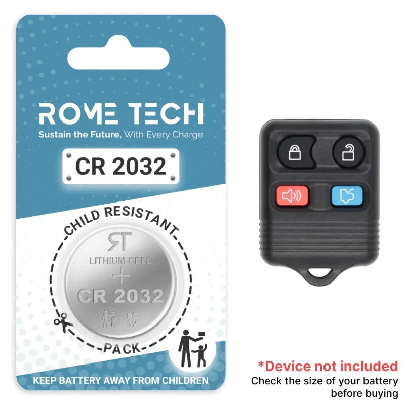 Key Fob Battery Replacement for Ford Focus 2019 2018 2017 2016 2015 2014 - 2000