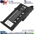 42Wh DJ1J0 Battery For Dell Latitude 7280 7290 7380 7390 7480 7490 K8X0T PGFX4