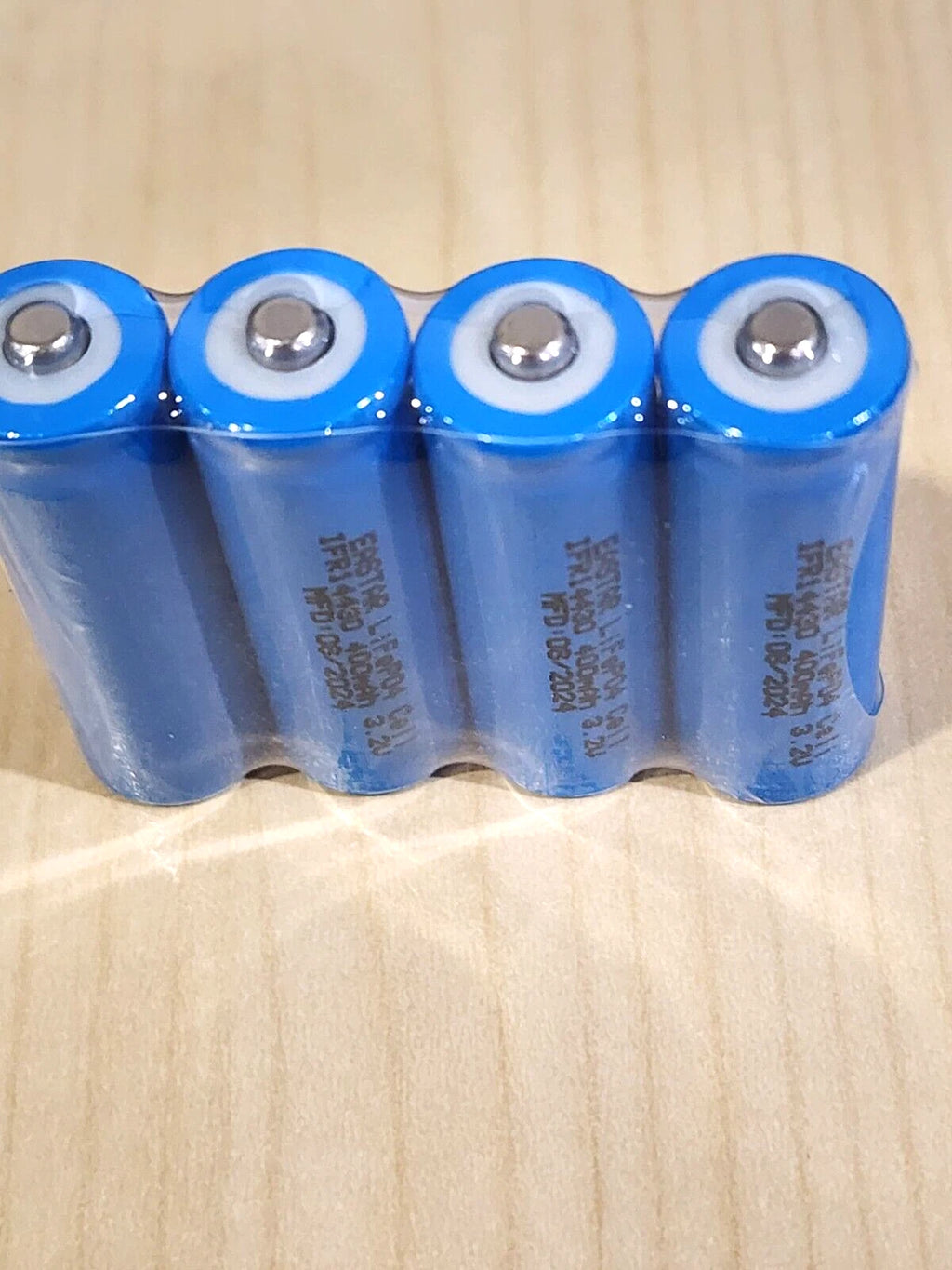 4 pc EASTAR IFR 14430 3.2v LiFePO4 RECHARGEABLE BATTERY 400mAh solar lights