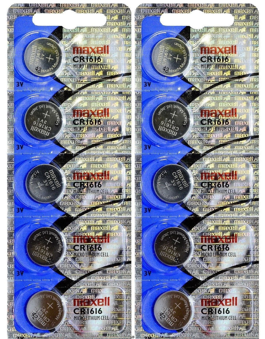 CR 1616 MAXELL LITHIUM BATTERIES (1 piece) 3V watch New Authorized Seller