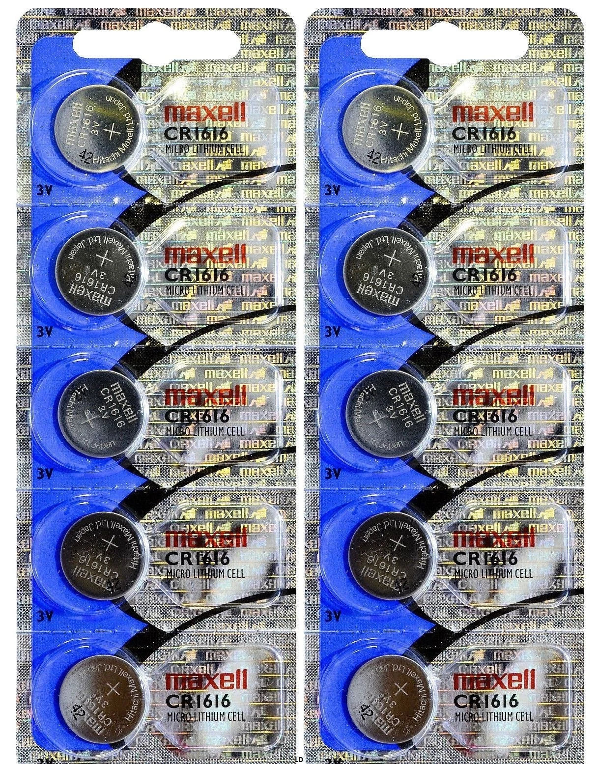CR 1616 MAXELL LITHIUM BATTERIES (1 piece) 3V watch New Authorized Seller