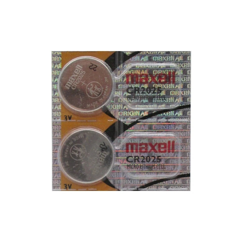2 Maxell CR2025 2025 3V Lithium Battery From USA
