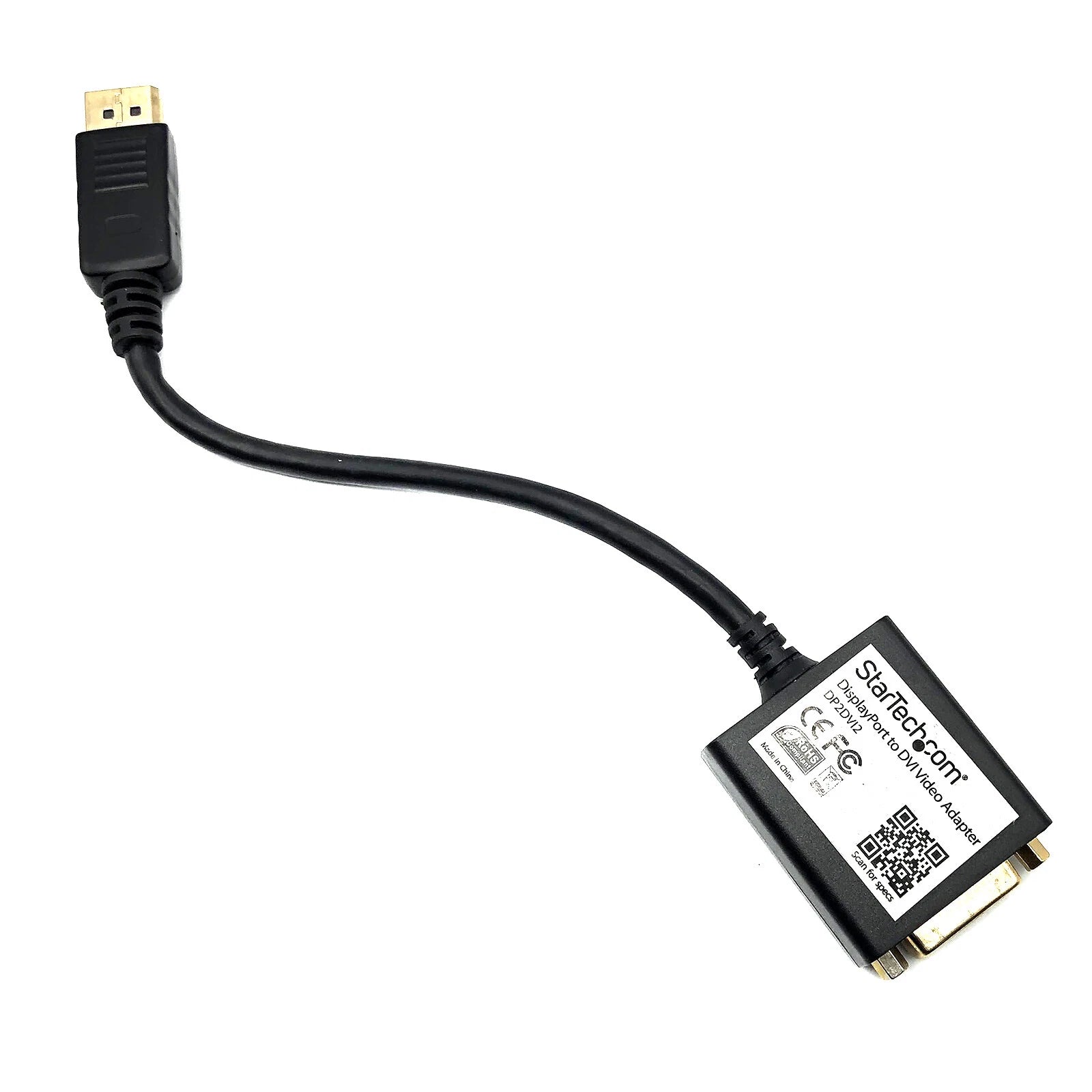 NEW Genuine StarTech DisplayPort To DVI Adapter for HP Elitebook Revolve 810 G3