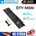 BTY-M6M Battery For MSI GS66 Stealth 10SF 10SFS 10SGS GE66 Raider 10SD 10SE WE76