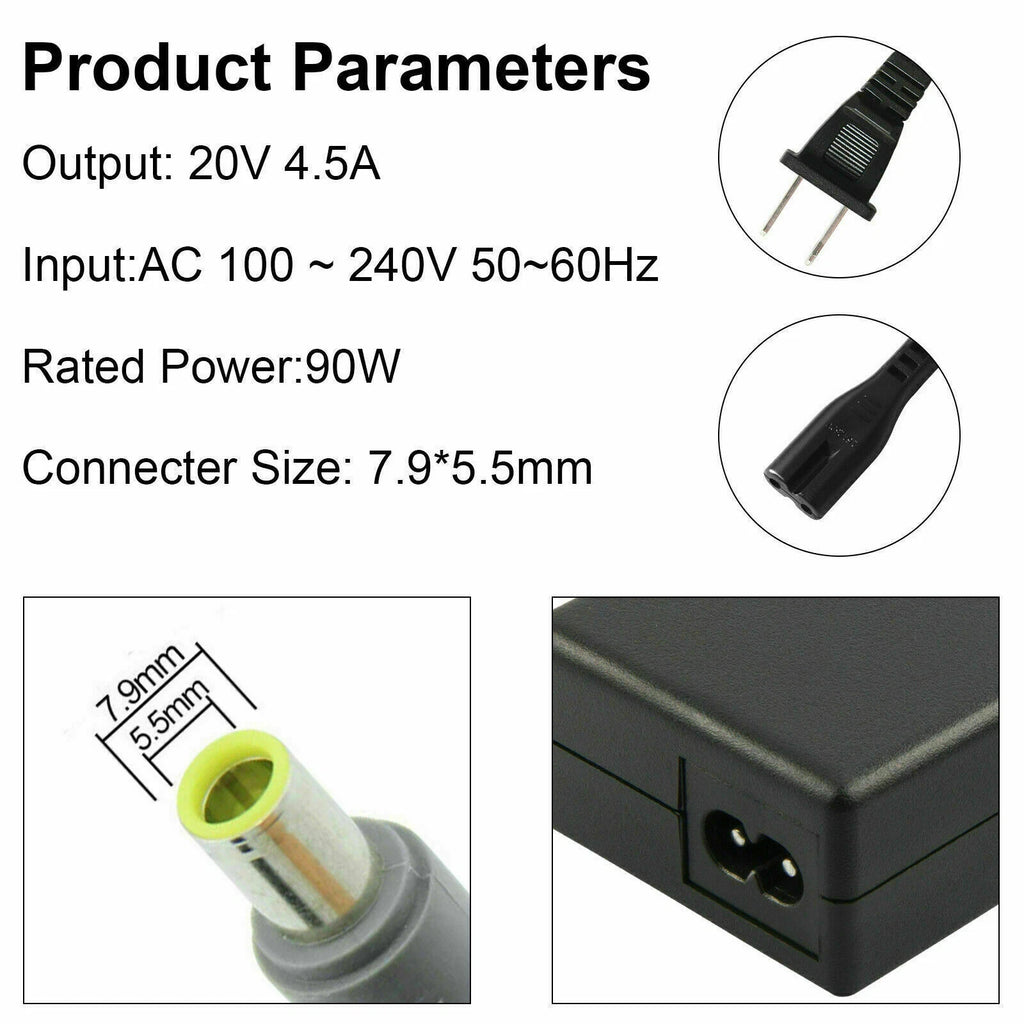 65W Adapter Charger For IBM Lenovo Thinkpad T60 T61 T400s T410s T410i T430 T530