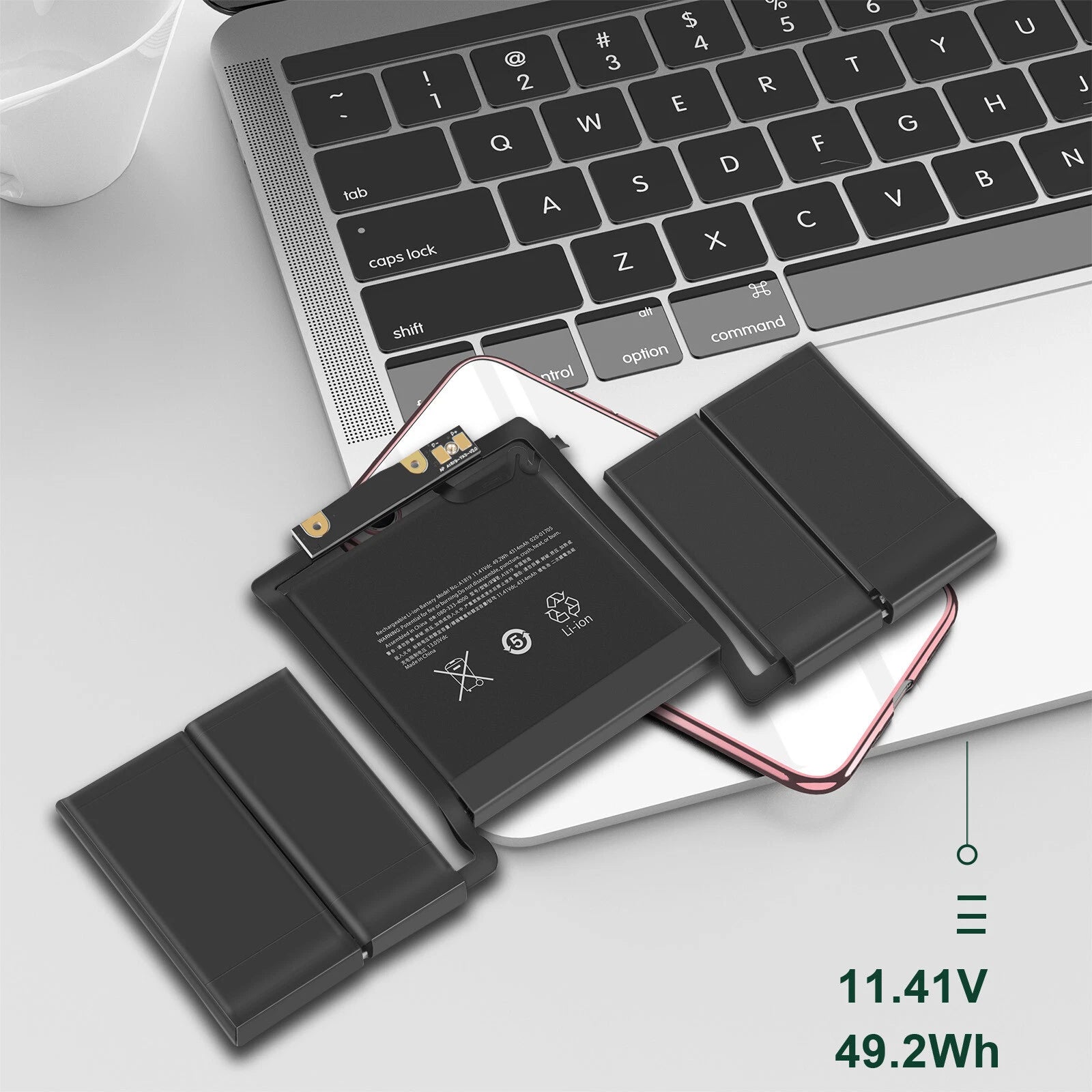 ?A1819 A1706 Battery for MacBook Pro 13" Late 2016 Mid 2017 EMC 3071 3163 42.9WH