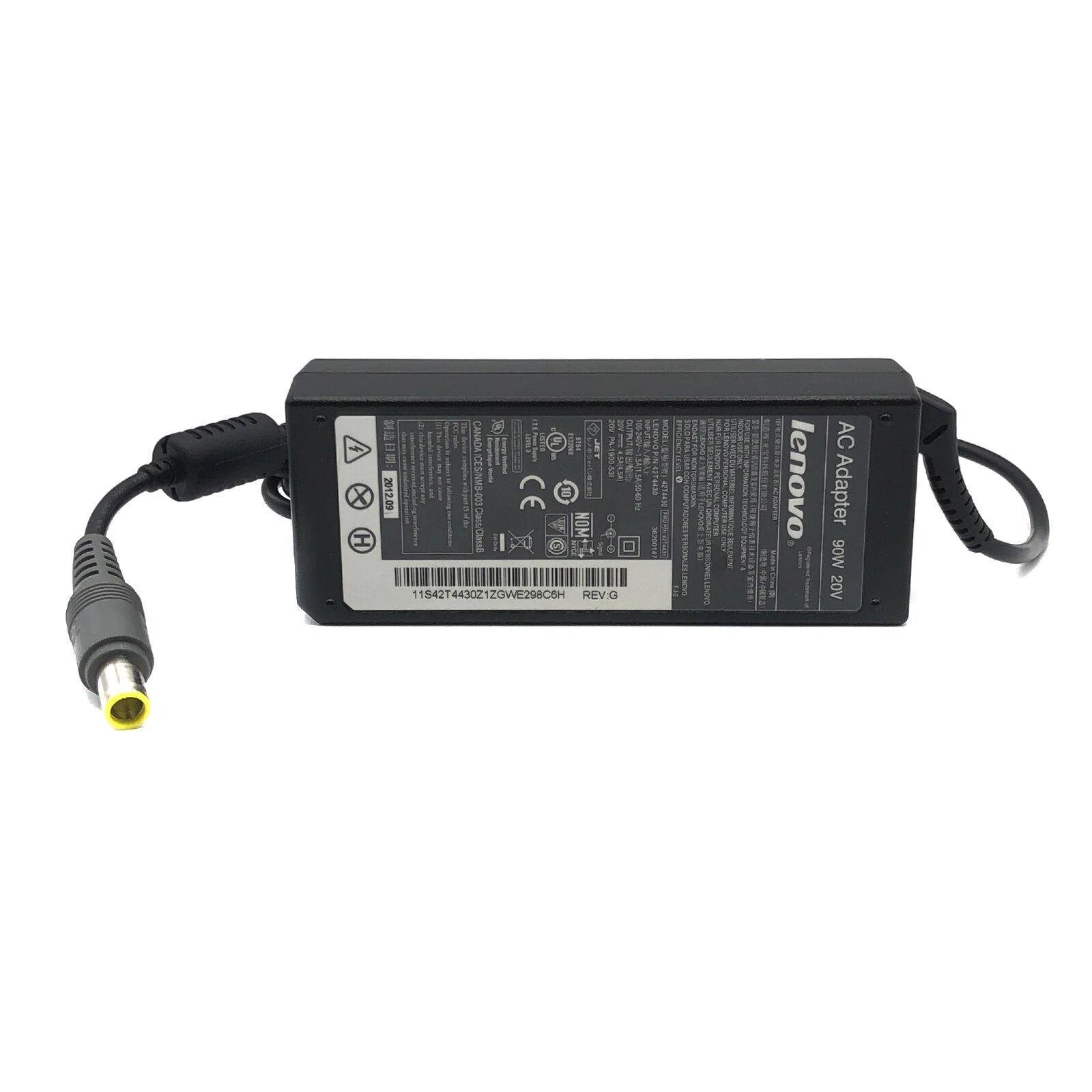 Genuine Lenovo IBM 90W AC Power Supply Adapter 42T4430 42T5283 20V 4.5A Charger