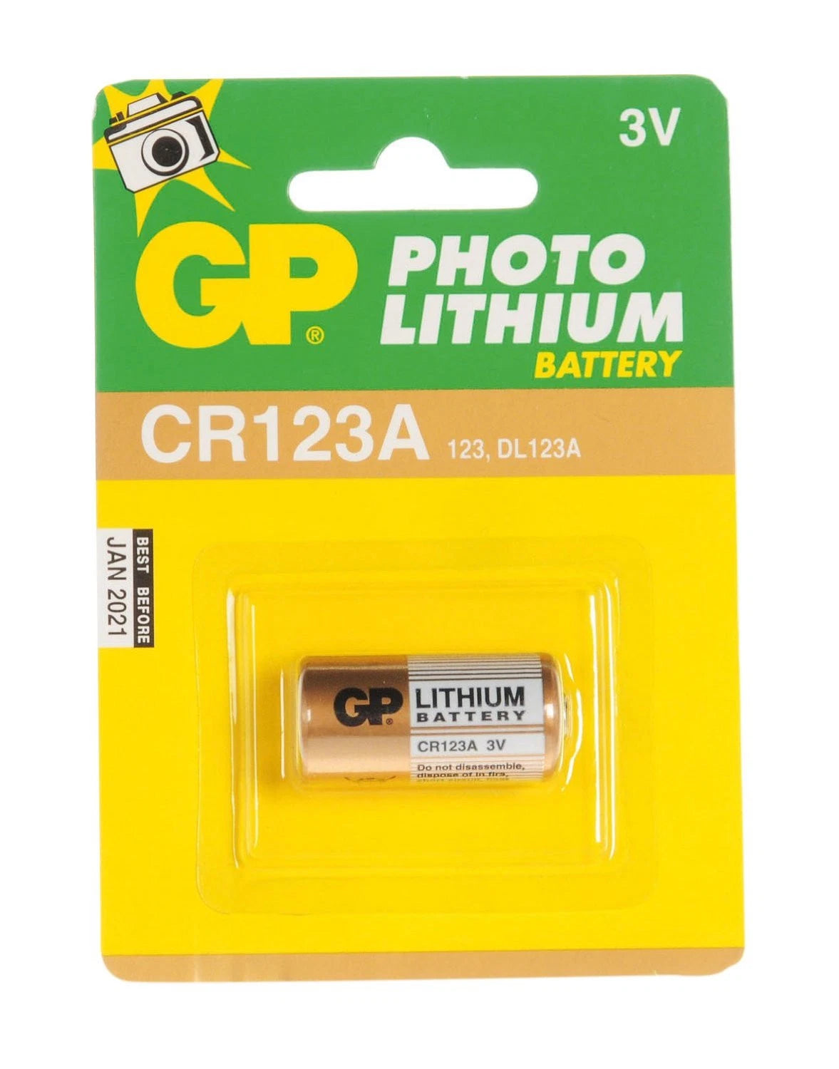 GP BATTERY CR123A CR123 Photo Lithium