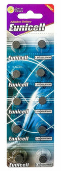 10X LR754 AG5 SR754 G5 SR48 393 193 309 D309 1.5V Alkaline Button Cell Battery