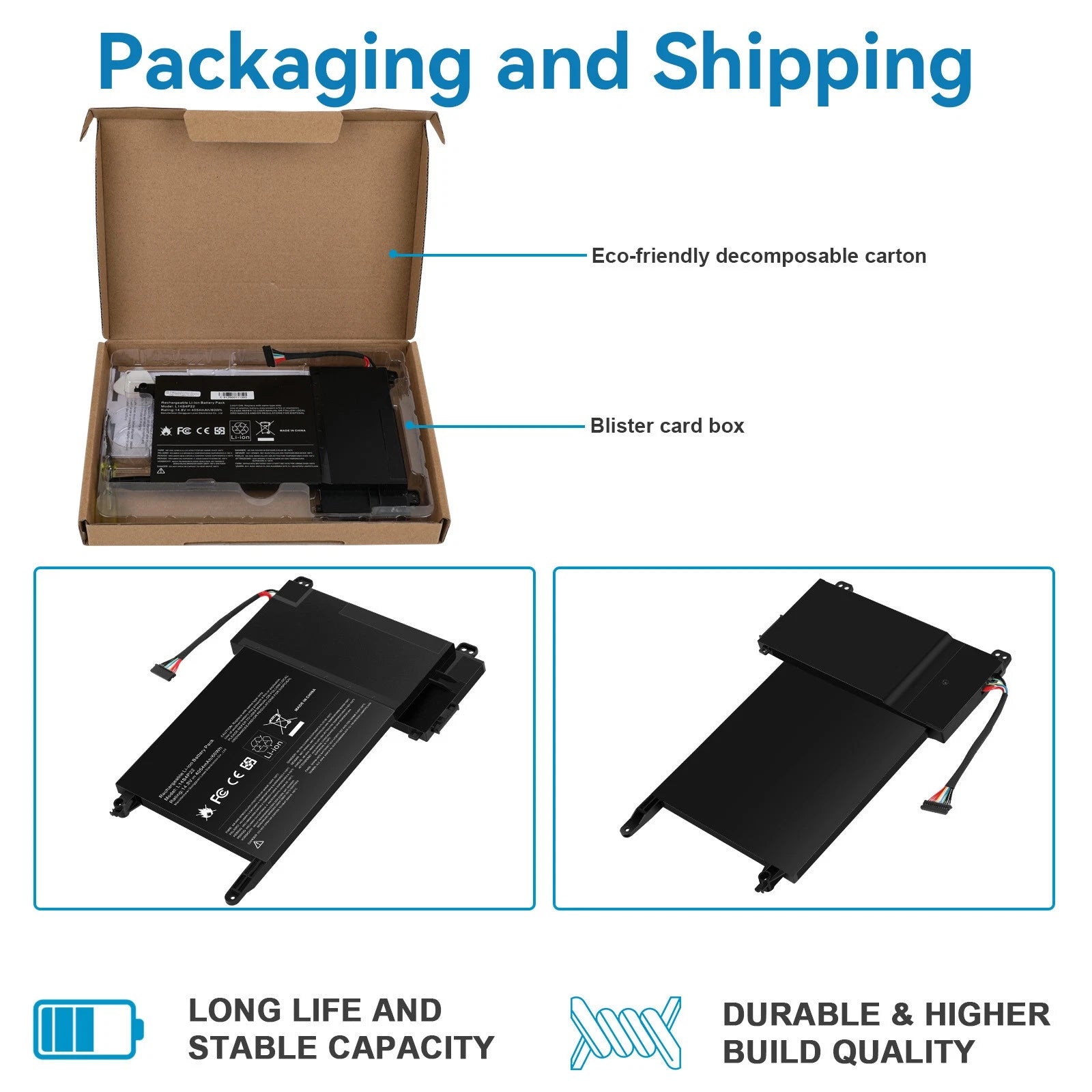 L14M4P23 L14S4P22 Battery For Lenovo IdeaPad Y700 Y701 Y700-14ISK Y700-15ISK New