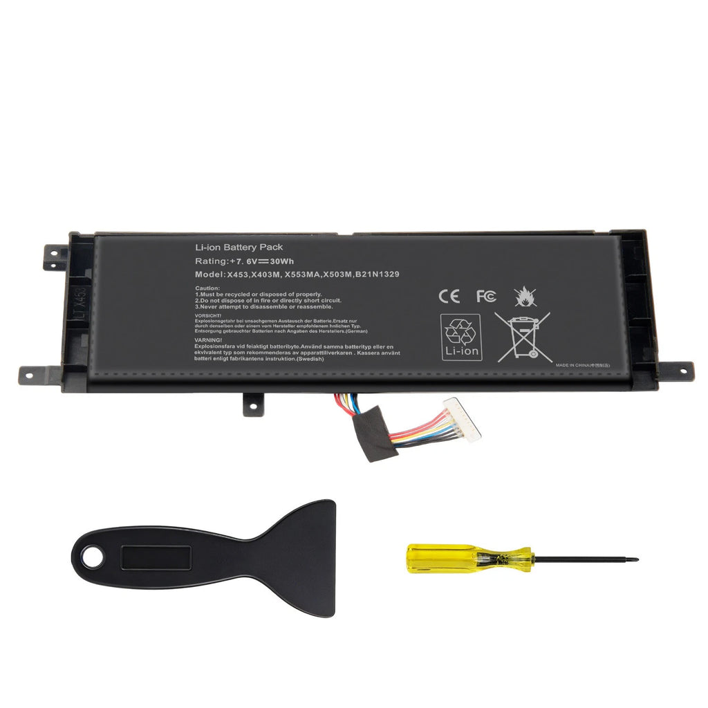 Replacement X453 B21N1329 Battery For Asus BAT-ASX453 X553 X553M X553MA X453MA